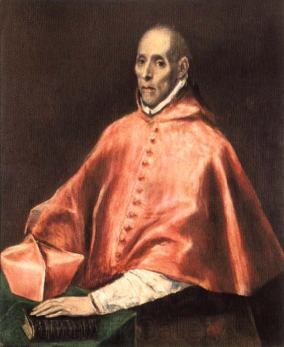 El Greco Portrait of Cardinal Tavera Germany oil painting art